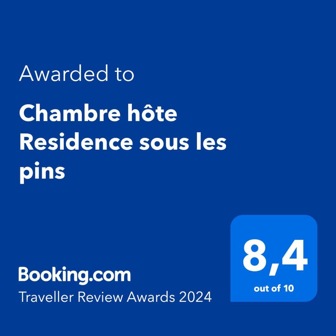 Chambre Hote Chez L'Habitant Residence Sous Les Pins Cassis Dış mekan fotoğraf